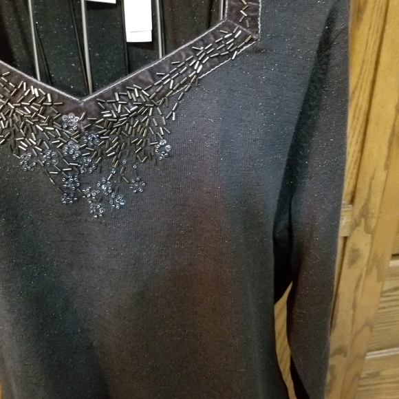 Emma James sweater with sequins XL - Picture 3 of 4